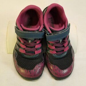 Merrell Girl's Size 12 Hiking Running Shoes Blue & Pink